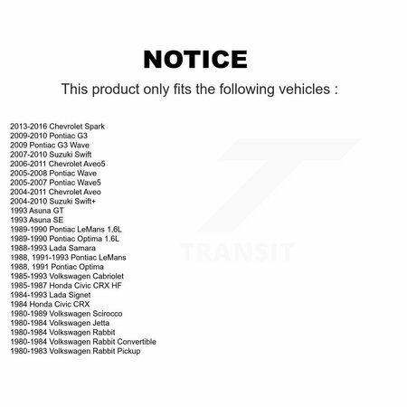 Kugel Front Wheel Bearing Pair For Chevrolet Aveo Spark Volkswagen Aveo5 Honda Civic Cabriolet K70-100555